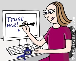 Adding your signature onto your website is a simple way to build trust - and quickly.