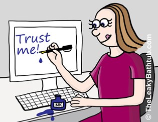 Adding your signature onto your website is a simple way to build trust - and quickly.