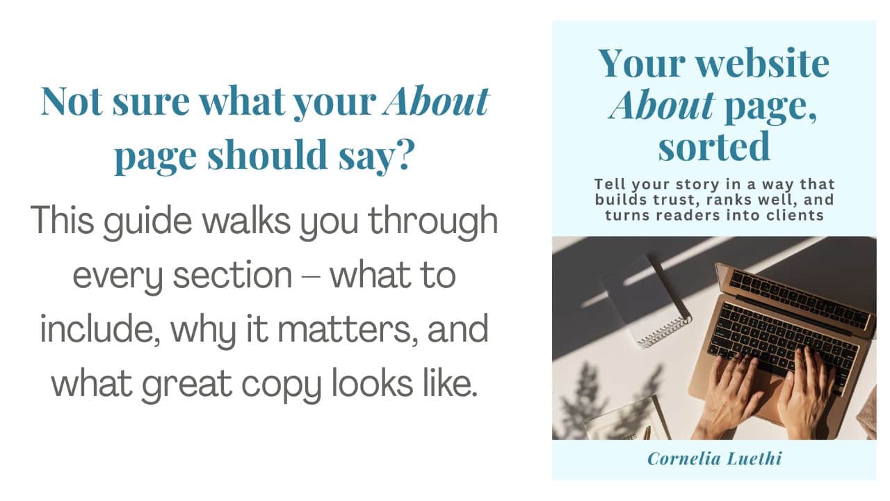 Not sure what your website About page should say?